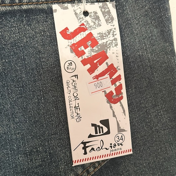 🎈3/$25🎈NWT Men’s Destructed Skinny Jeans 34x30 - Picture 5 of 7